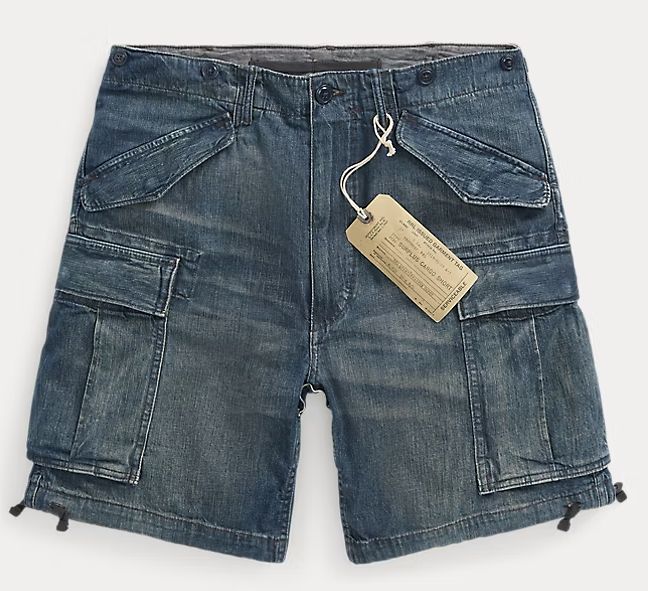 RRL Regiment Sedgwick Denim Cargo Short ( Sedgwick Wash