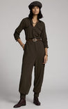 Front View - RRL Embroidered Twill Jumpsuit
