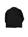 Back View of Tellason Grayford 13 oz Selvedge Denim Jacket (Black)