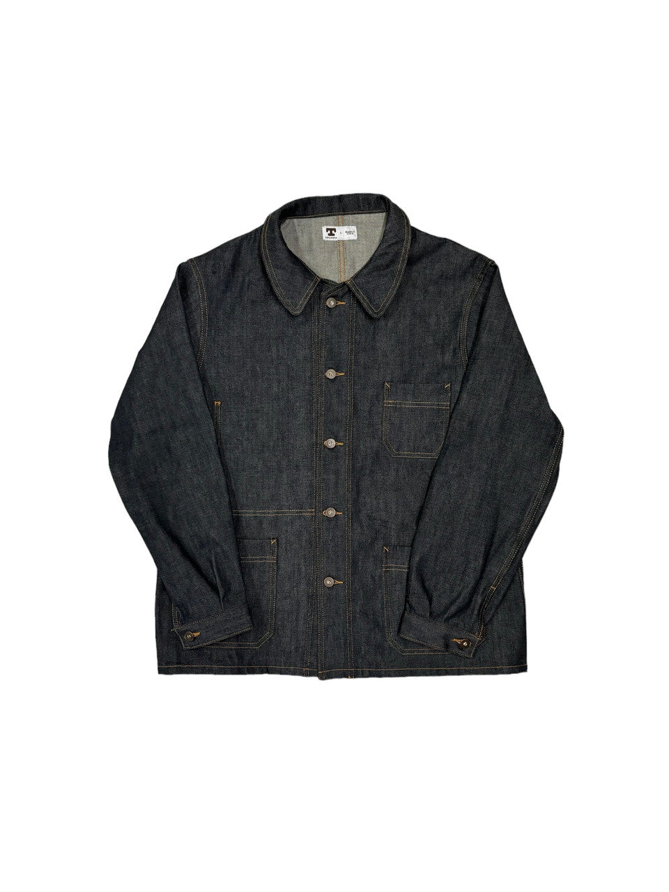 Tellason Denim Chore Coat Tellason Grayford Oz Cone Mills White