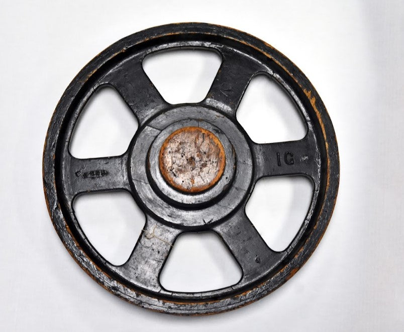 Antique Factory Foundry Wheel Mold (37" Diameter)