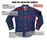 Watertown Shirt Chambray - Measurement 