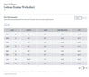 Size Chart - Cotton Denim Workshirt 