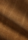 Textile View of RRL Slim Fit Corduroy Western Shirt (Faded Tan)