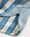 RRL Indigo Plaid Cotton-Linen Workshirt - Hem