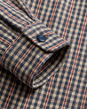 Cuff View of RRL Plaid Twill Workshirt (Red/Navy)