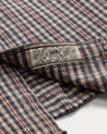 Label View of RRL Plaid Twill Workshirt (Red/Navy)