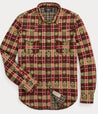 Front View - RRL Slim Fit Double Cloth Western Shirt
