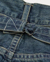 Adjustable Buckle Back View of RRL Vintage 5-Pocket Canfield Denim Pant