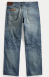 Back View - Vintage 5-Pocket Fullerton Repaired Jean