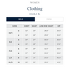 Size Chart - RRL Cropped Denim Jacket (Kenney Wash)