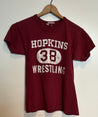 Front View of Hopkins Wrestling Vintage T-Shirt
