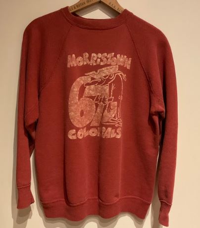 Vintage 1967 Morristown Colonials Raglan Loop-Wheeled Sweatshirt